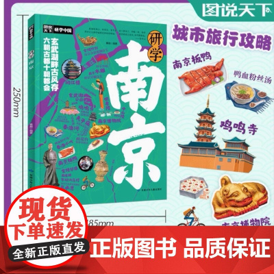 研学南京 图说天下研学中国深度游北京7-14岁中小学生课外阅读 青少年城市旅游百科 让孩子书中看中国 书中旅游 正版童书
