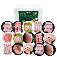 雨润(yurun) 原生态冷冻黑猪肉 1288型 安徽(六花黑猪)