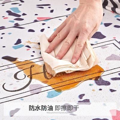 家柏饰(CORATED)北欧厨房地垫口防油耐脏可擦免洗脚垫防滑长条家用PVC皮革地毯