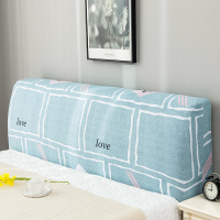 床头套罩全包北欧风格萬能通用防尘软包木床头靠背保护可拆洗 love() 1.8米(适合1.7-1.9米床头使用)