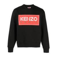 高田贤三(Kenzo)纯棉氨纶男士休闲卫衣百搭圆领套头衫经典时尚潮