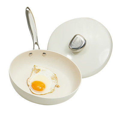 VELOSAN 鹅卵石不粘煎锅 26cm 白玉兰 VE1110