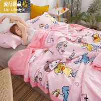 水洗棉空调被夏凉被双人夏季薄被子儿童单人学生春秋夏天薄款夏被 三维工匠