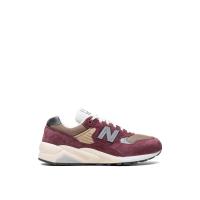 新百伦(New Balance)撞色LOGO橡胶底麂皮男子跑鞋潮流休闲运动580