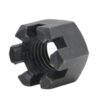 开槽螺母 GB/T6179 碳钢发黑 4.8级 M16mm