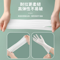 [补贴10%][S/M/L码需备注,默认发M码]一次性洗碗手套女生家务清洁厨房耐用食品级加长加厚丁腈家用贴手