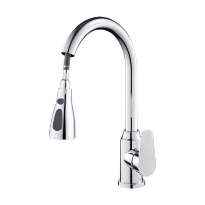 沃奈斯 Oh nice 冷热水龙头 厨房洗菜盆水槽伸缩水龙头 全铜款 [抽拉+旋转+二 挡切换] 含进水管 个