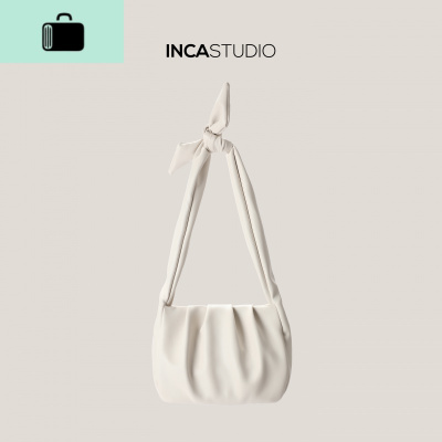 云朵包女褶皱腋下包兔子宽肩带斜挎包ins韩版2020流行新款时NEW LAKE女斜挎包