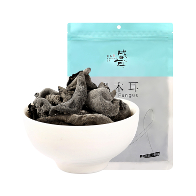 盛耳东北黑木耳250g新货木耳干货秋木耳秋耳干木耳特产肉厚无根