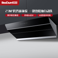 红日(RedSun)油烟机欧式侧吸式创新融合23立方大吸力排烟机抽烟机自动清洗体感挥手操控RTEU06