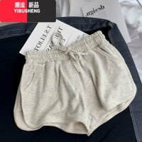 YIBUSHENGcec裤子女2020季ins火高腰纯色宽松显瘦热裤学生休闲运动短裤