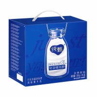 蒙牛纯甄酸奶生牛乳纯甄巴氏杀菌热处理风味酸牛奶200g*10盒
