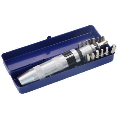 长城精工冲击螺丝批多功能撞批起子工业级敲击螺丝刀改锥改刀 13件套(286013)