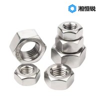 湘恒锐 304不锈钢六角螺母 M10 个
