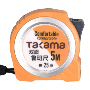 takama(高松)203050 5米鲁班尺钢卷尺丁兰尺双面刻度 耐摔耐磨测量工具