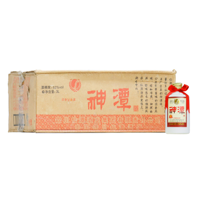 潭酒神潭小酒52度125ml*24瓶 浓香型白酒 2013年