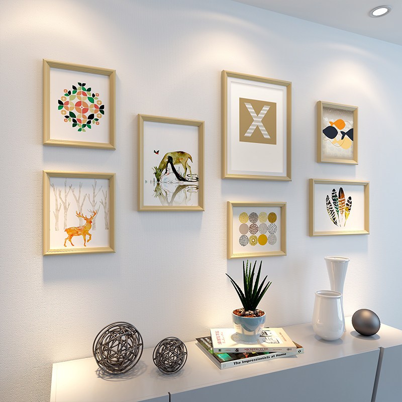 创意装饰相框挂墙组合照片墙儿童房欧式相片墙客厅卧室画框背景墙