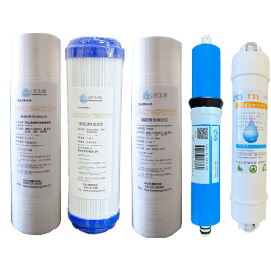 滨生源通用五级滤芯套装2012-100膜10寸BSY-W10(2012)(套)