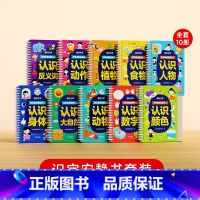 [全10册]识字早教安静书 [正版]识字早教安静书识字启蒙游戏书幼儿识字早教贴儿童象形看图识字卡片婴儿安静撕撕书幼儿认字