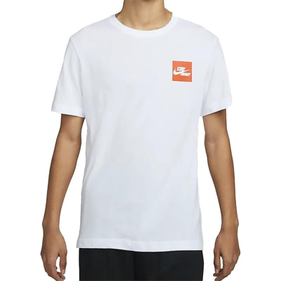 NIKE耐克短袖T恤运动休闲舒适透气针织圆领男装FD0077-100 D