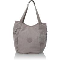 Kipling凯浦林单肩包女大容量易于携带耐用时尚灰色圆形设计