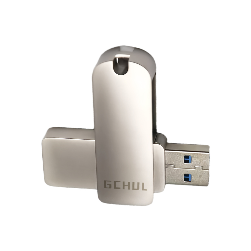 杰储(GCHUL) U100 深空系列 256G USB3.2 超高速固态闪存U盘/优盘 (单位:个) 银色