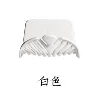 肥皂盒简约壁挂皂盒家用沥水香皂架卫生间吸盘式香皂架浴室肥皂架 三维工匠 深蓝色[4个装]
