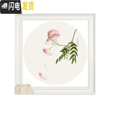 三维工匠十字绣2020年新款刺绣自己手工线绣丝带绣初学者diy小件 梅花[满绣三股51*51CM]其他花卉和尺寸联系客服