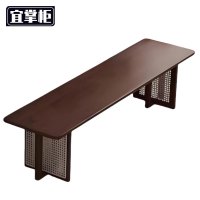 宜掌柜 木质长凳