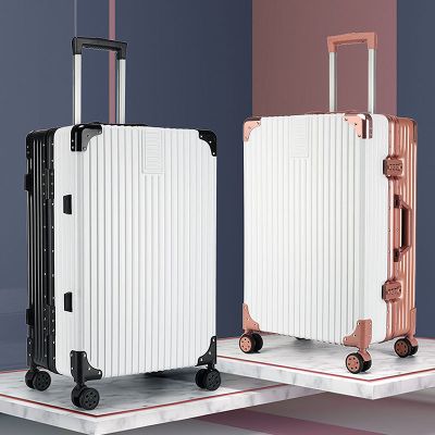 领头鸟行李箱女韩版铝框拉杆箱万向轮学生密码箱登机箱男小清新箱子