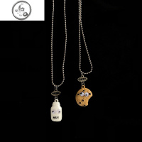 两件套土酷趣味卡通玩偶项链兔子小熊颈链创意学生嘻哈潮女锁骨链 JiMi