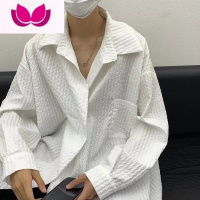 七斓高级感巴洛克衬衫男设计感小众情侣冰丝长袖衬衣夏季薄款外套潮牌