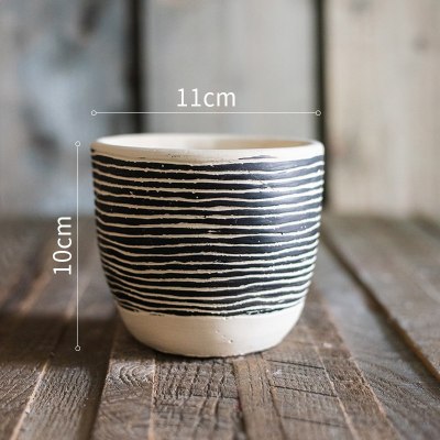 美帮汇几何艺术花盆花器盆栽绿植种植阳台花园创意个性北欧INS几何剧场（DS)底部已打孔小