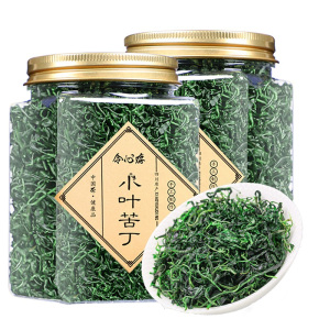 痴福 新茶青山绿水小叶苦丁嫩叶花草茶散装罐装茶叶 令心存系列pet小叶苦丁方罐1罐135克 默认尺寸