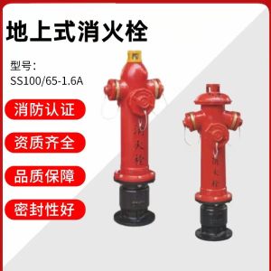 中锦科技 地上消火栓 SS100/65-1.6[带弯头] 台
