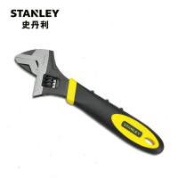史丹利(STANLEY)双色柄铬钒钢活动扳手12″90-950-23活口扳手工业级