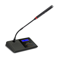 XIRCOM(捷讯)XC-6120C、D数字式手拉手会议系统话筒(黑色)用低噪声电路设计备有录音输出功能