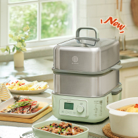 北鼎G68/001 多功能电蒸锅 浅杉绿