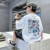 童装男童夏装T恤短袖2025新款夏季儿童纯棉中大童夏款男孩上衣潮t