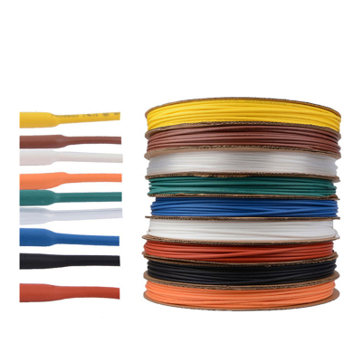 沃尔woer热缩套管电器热收缩管绝缘环保阻燃套管 Φ0.6mm 红 黄 蓝 绿 白 棕 透明 (400米/卷)