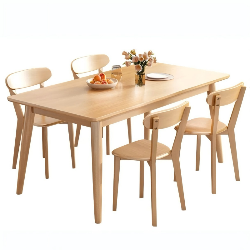 实木餐桌(一桌四椅)HM-CZ007 套