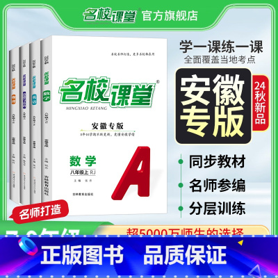 [7科]语数英物化史道[人教版] 九年级上 [正版]安徽专版2025/2024语文数学英语物理道法历史七八九年级上下册人