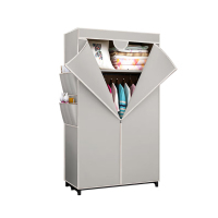 合祥源 钢架布艺衣柜 750*450*1600mm 单位:组