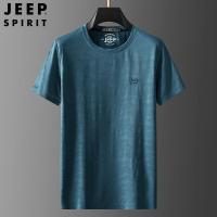 JEEP SPIRIT男士短袖T恤 2025新款纯色短T男士夏装