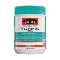 澳洲Swisse sw无腥味鱼油1000mg 400粒
