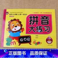 [正版]拼音大练习韵母 声母 整体认读练习册测试卷幼小衔接幼升小冲刺入学一本全练习 小学一年级课程提前练3-6岁幼儿园