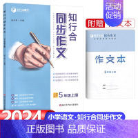 5年级上册-同步作文-24秋 小学通用 [正版]2024新版知行合同步作文三四五六年级上册下册人教版小学生语文阅读理解专