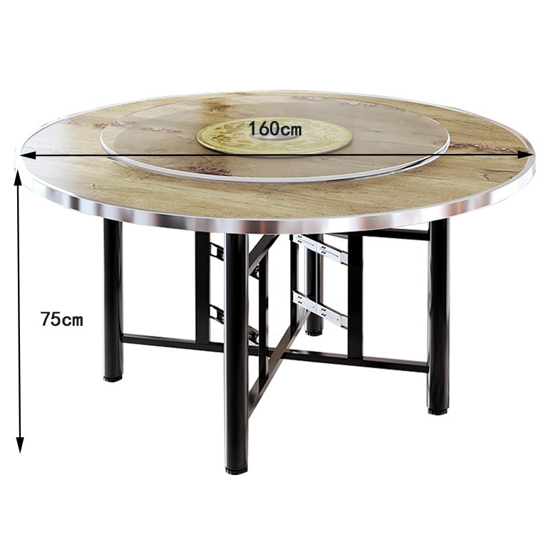 凌迪星圆形餐桌1.6*0.75m张