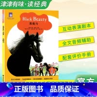 黑骏马 八年级上 [正版]黑骏马英文版译林出版社津津有味读经典LEVEL1初中二年级课外阅读青少年读物世界文学名著小说故