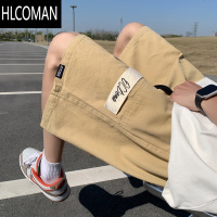 HLCOMAN夏季工装短裤男宽松直筒痞帅日系休闲中裤五分裤子